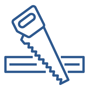 Icon of a hand saw